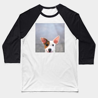 Happy dog looking at camera Baseball T-Shirt